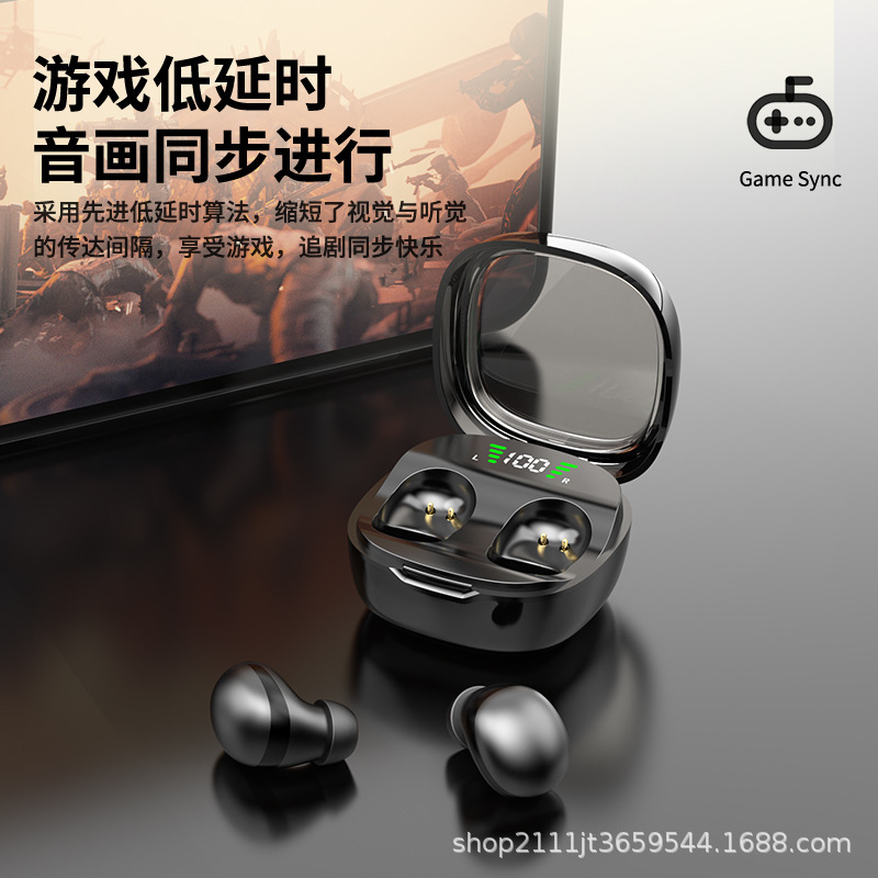 Mini auriculares Bluetooth transfronterizos nuevos auriculares inalámbricos tipo in-ear con reducción de ruido ultra pequeño mini auriculares Bluetooth para dormir