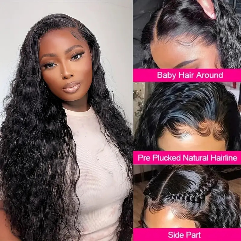 Cross-Border Hot Selling 13*4 Lace Front Wig European and American Hot Selling Fashionable Small Curly Long Curly Hair Natural Full Hair Set Cross-Border Hot Selling 13*4 Lace Front Wig European and American Hot Selling Fashionable Small Curly Long Curly Hair Natural Full Hair Set
