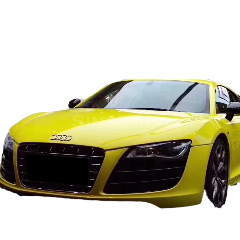 Carlake de tres capas súper brillante coche que cambia de color película brillante blanco brillante Negro Brillante película del cuerpo del coche película trasera de la computadora película protectora del teléfono móvil
