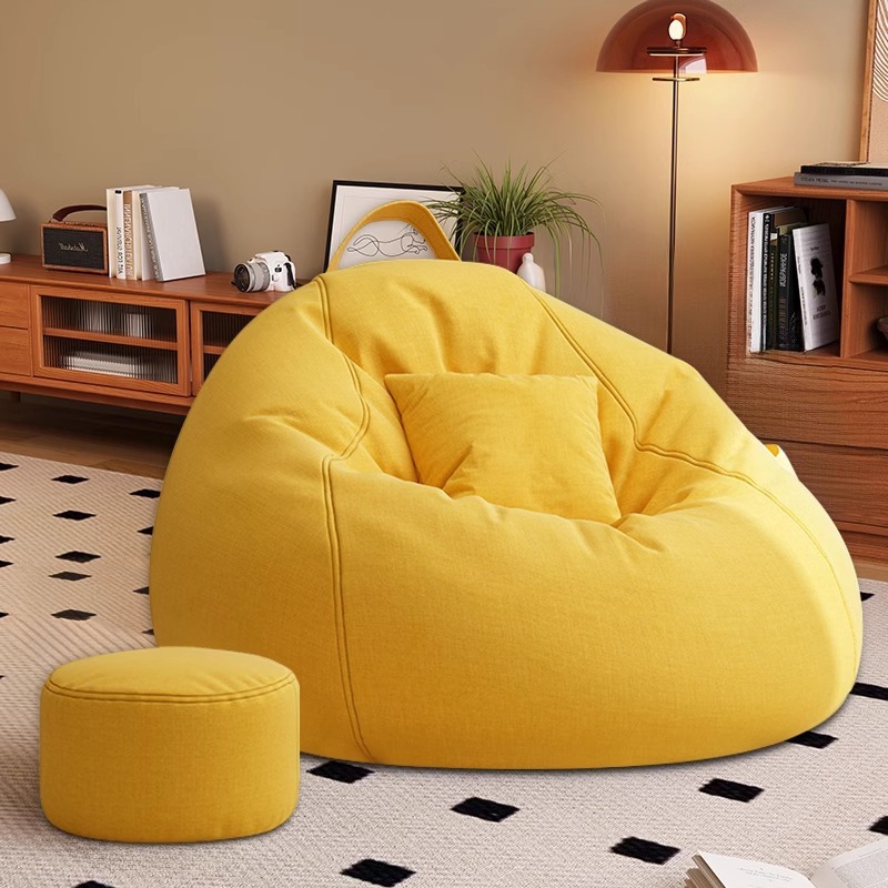 Sofá perezoso bolsa de frijoles red sala de estar dormitorio individual relajación silla de balcón de arroz puede ser silla de muelle de tipo pequeño