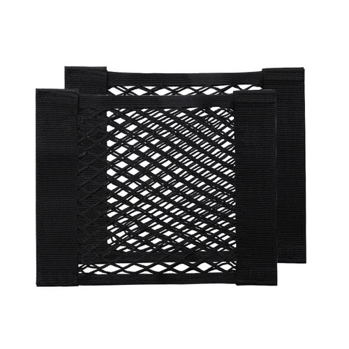 Car trunk storage net with Velcro, car rear cargo utility storage net, car item bag fixing magic tool
