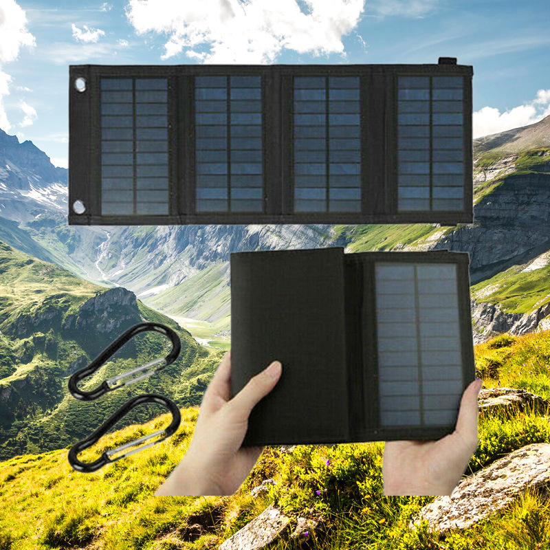 folding bag solar-powered