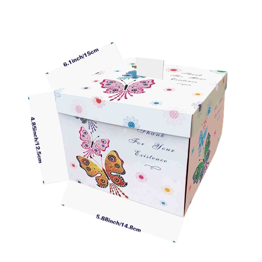 26 nueva explosión caja de regalo sorpresa caja de mariposa de vuelo fiesta de cumpleaños ceremonia de graduación de Año Nuevo decoración de caja de regalo