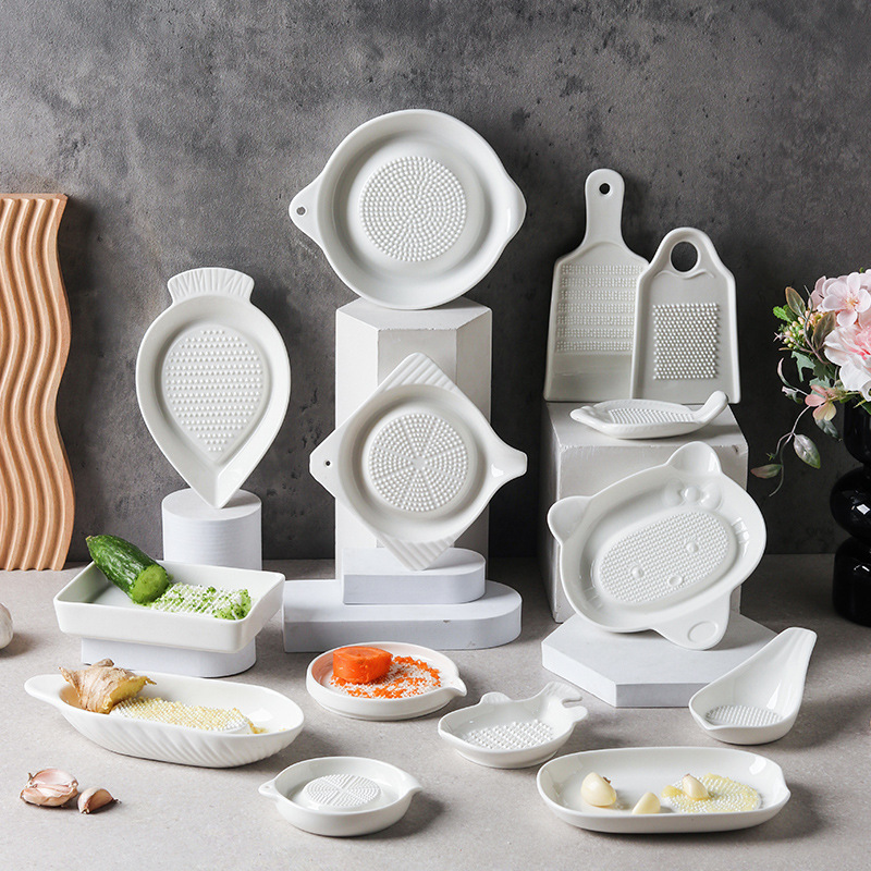 Ceramic Baby Food Supplement Grinder Grinding Disc Baby Tool Manual Puree Bowl Meat Puree Grinder Ginger Garlic Puree