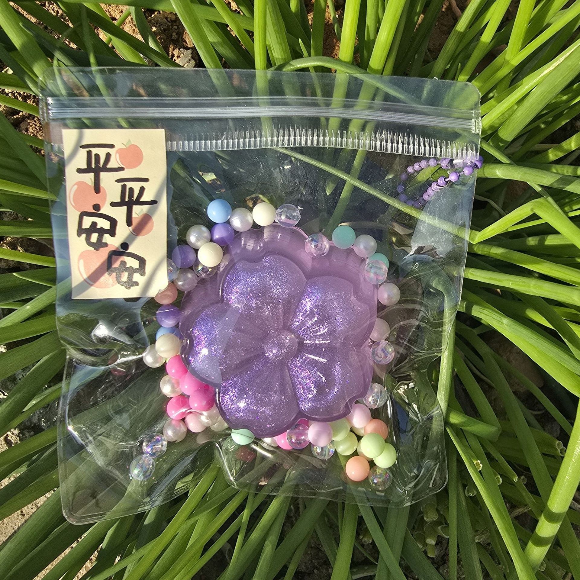 크리스탈 오스만투스 케이크 [퍼플 골드]