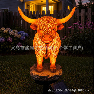 �羳��Ʒ�ɐی��ñ�yʽ����Solar Highland Cow Light�ߵ�ţ��