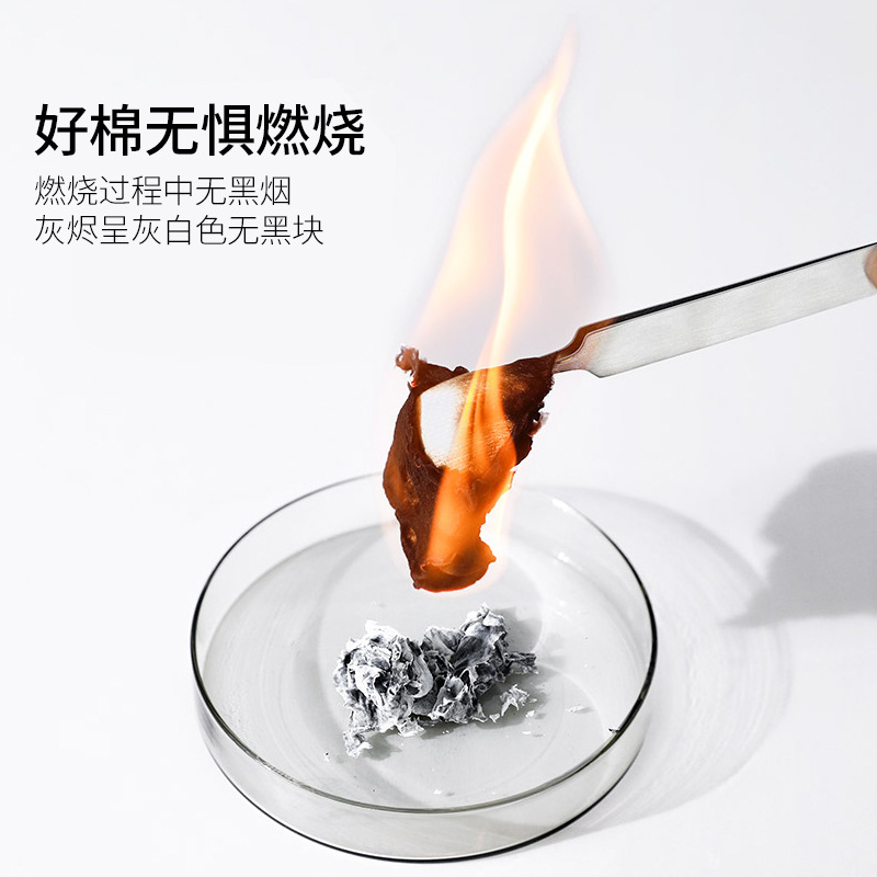 Algodón puro removedor de uñas removedor de maquillaje cara piel amigable lavado de uñas Algodón La piel sensible a los ojos y los labios puede ser húmeda compresa almohadilla de algodón suave engrosada