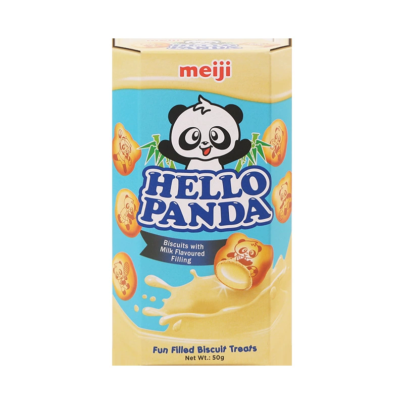 Сингапурский импортный снекас Meiji/Meiji панда рисунок сендвич печенье дети успокаивающее повседневное 50г