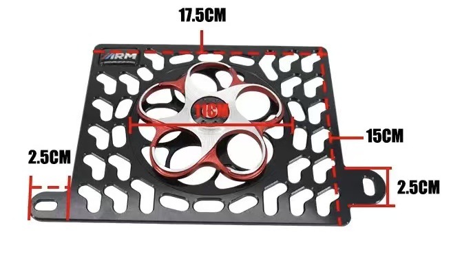 Motorcycle Yamahanmax155Aeron155V1V2 Modified Water Tank Net with Automatic Rotating Fan Wholesale