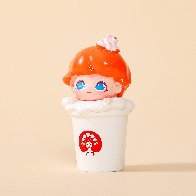 かわいい Diddy ミルクティーカップかわいい人形デスクトップ装飾品 diy キーホルダーアクセサリートレンディな人形ブラインドバッグ卸売|undefined