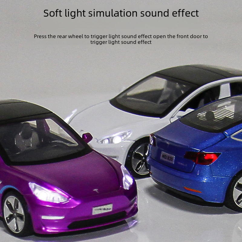 Warrior, metal car model with light music, toy, scale 1:32