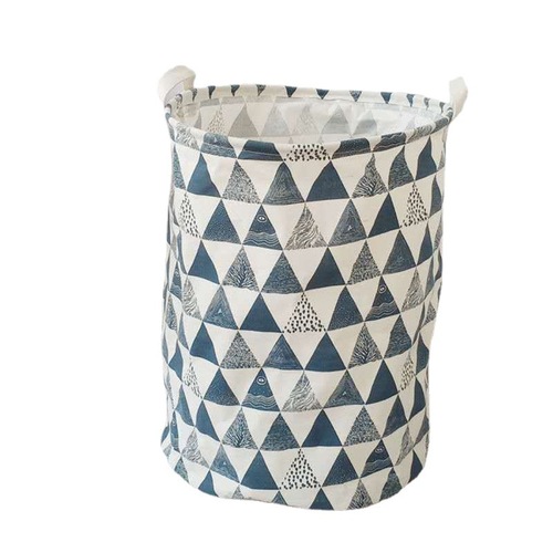 Household Fabric Laundry Basket Dirty Clothes Hamper Folding Toy Clothing Storage Basket Storage Tub Laundry Basket
