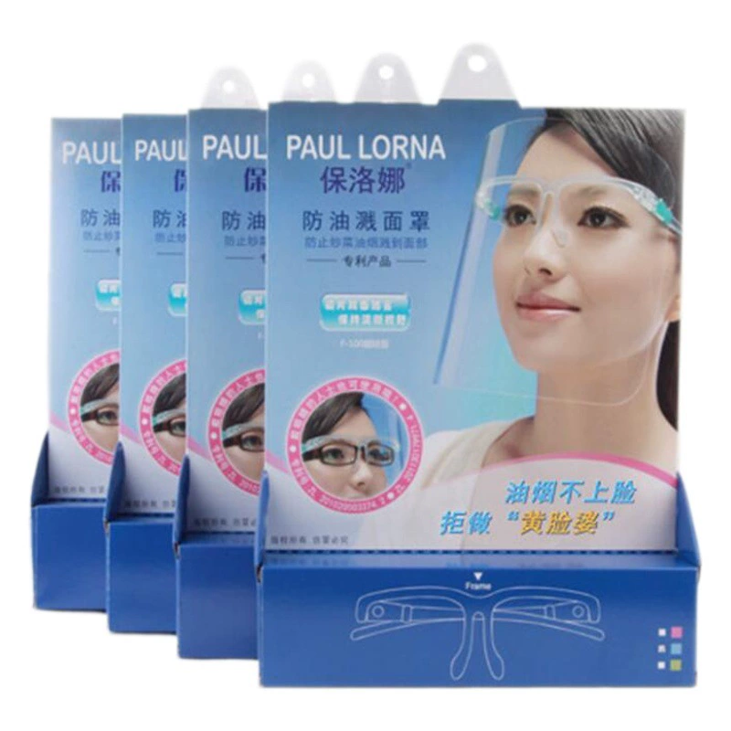 Paolona Кухня Кулинарное масло Брызги Противотуманная маска Прозрачная Полнолицевая защитная маска Изолирующая маска от капель