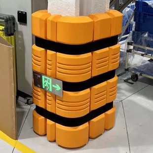 Warehouse Parking Lot Cement Square Column Elastic Anti-Collision Barrel Cylindrical Telephone Pole Traffic Safety Anti-Collision Guard Column