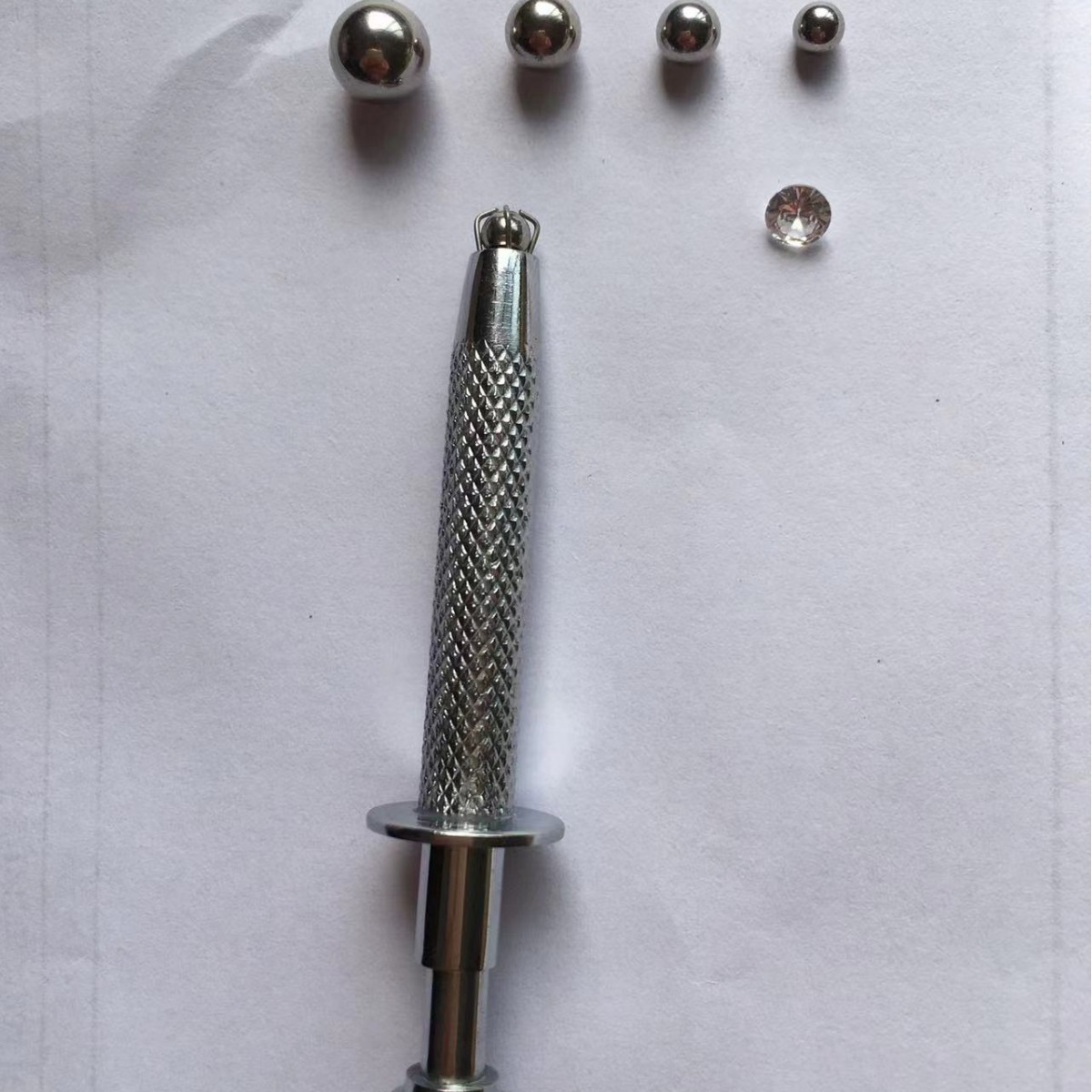 不锈钢四爪钻石夹子抓球器抓珠钳工具裸石抓珠宝爪可抓4mm-8mm球