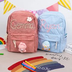 etsy 厚手のウール縫製クロスボーダーパーソナライズされた厚手のウールバックパックバックパックスクールバッグ原宿多用途高校
