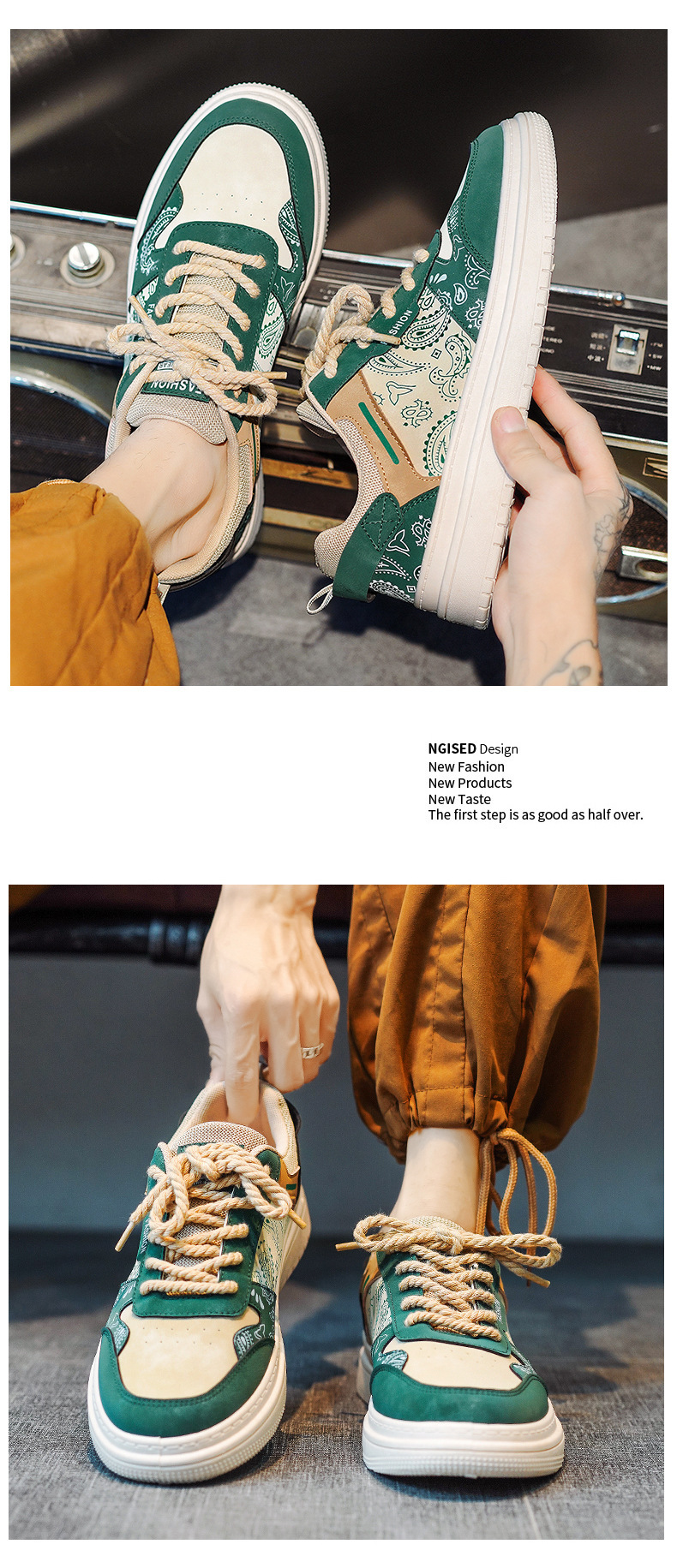 Chaussures de sport pour hommes, baskets légères et rembourrées en maille_voghion.com