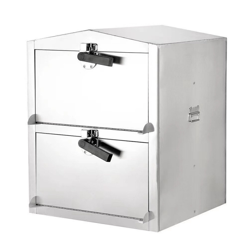 marisco comercial doble puerta de cuatro capas vaporizador de ahorro de energía horno de vapor de alta eficiencia vaporizador de gas de acero inoxidable vaporizador de gas