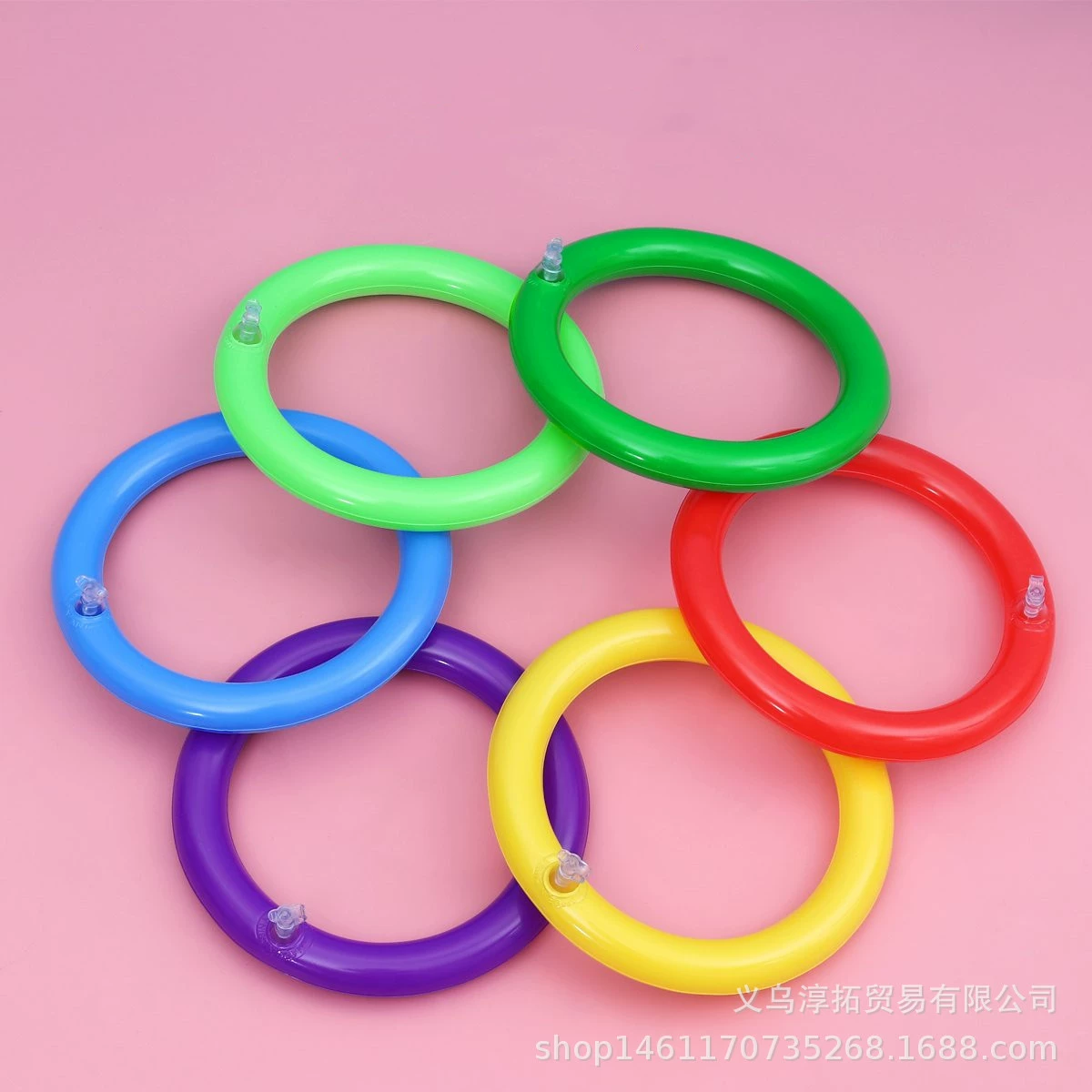 Inflatable rabbit PVC, rings, (Cross-border trading)