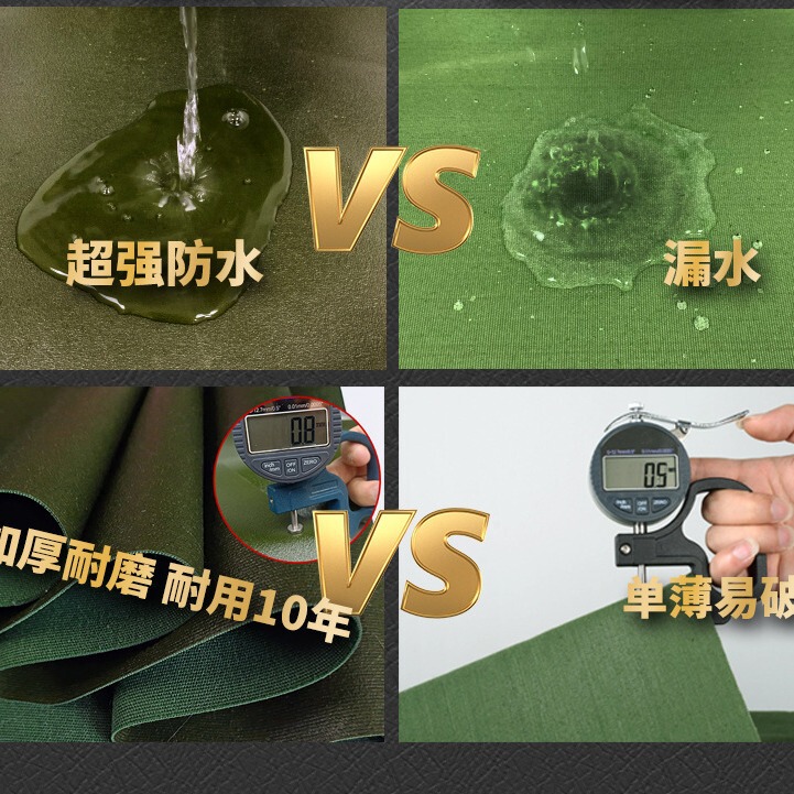 耐摩耗性の厚いモノゴムシリカズバンのテント布の厚い防雨防水日焼け止めテント布のキャンバスシート|undefined