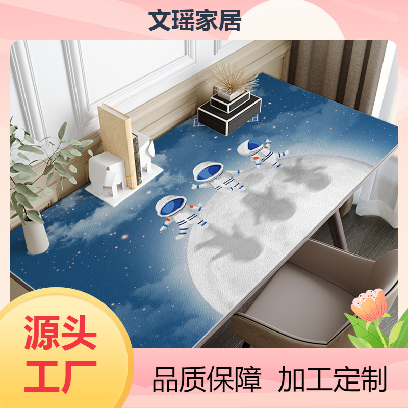 소년과 어린이를위한 책상 매트 영감을주는 특수 책상 매트 실리콘 식탁보 초등학생 만화 학습 테이블 보호 매트