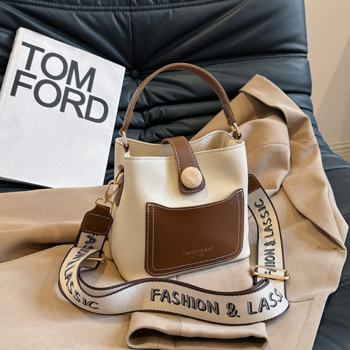 This year's popular bags 2024 new trendy spring and summer fashion women's top handle crossbody unisex versatile retro bucket bag