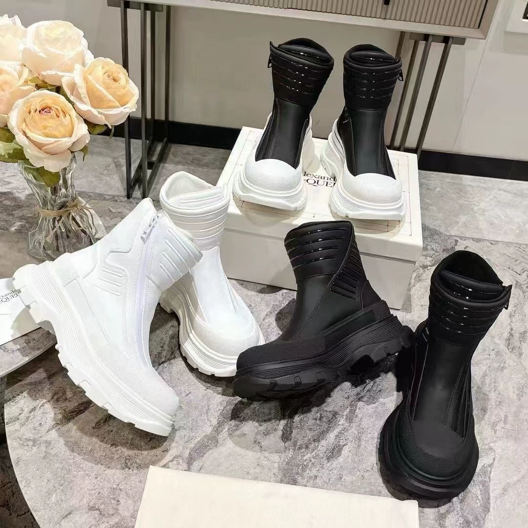 High Ding Edition Новый Маккуин Челси с высоким верхом и толстым дном