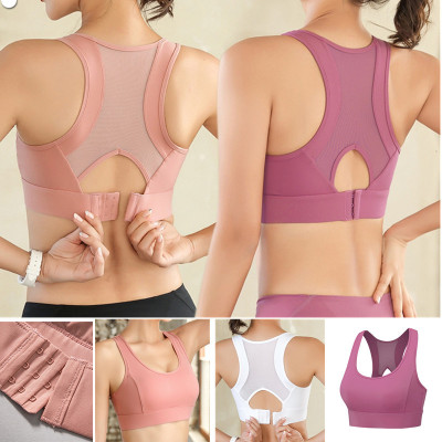 無鋼圈文胸大碼亞馬遜ebay健身跑步胸罩出口背心瑜伽聚攏運動內衣