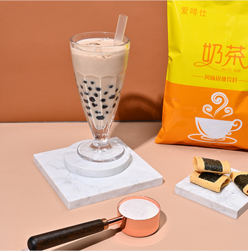 Lifefood Original Instant Milk Tea Powder 1000g Bag Packaging, Brew-in-Bag Milk Tea Powder Coin-operated Coffee Machine Raw Material Powder