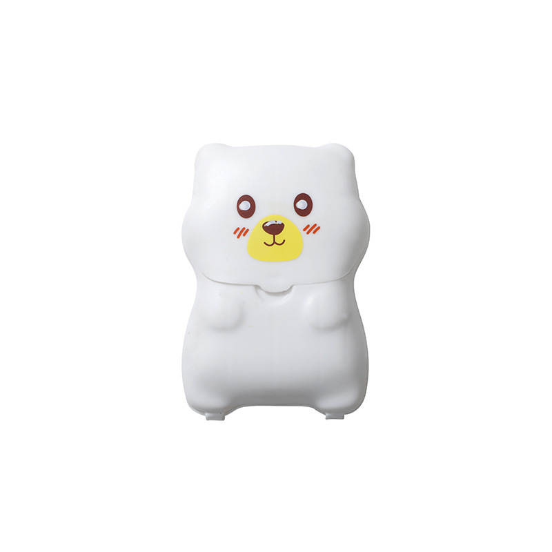 100 unids pastillas de jabón desechables en caja de jabón papel portátil Lavado de Manos tabletas pequeñas de jabón mini jabón al aire libre