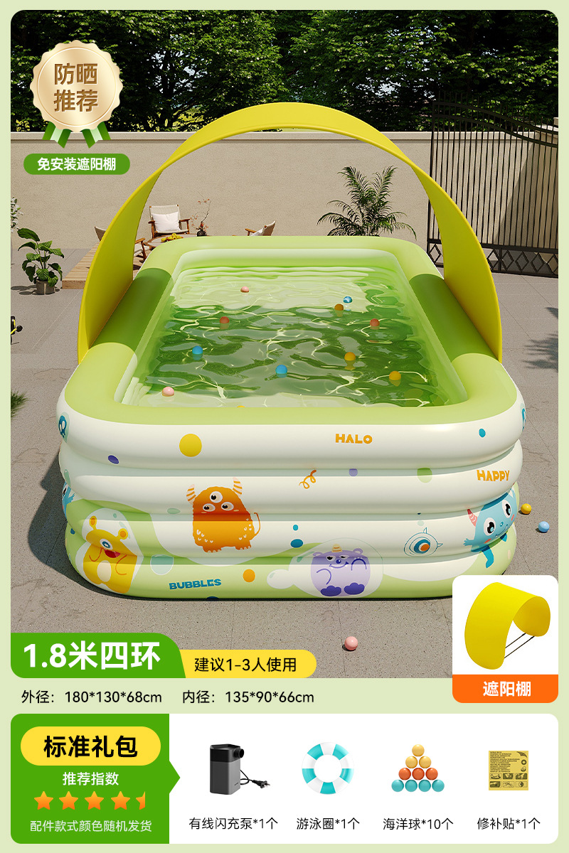 [하이텐드 모델] 2.2m 링 |   표준 + 설치가 필요 없는 어닝