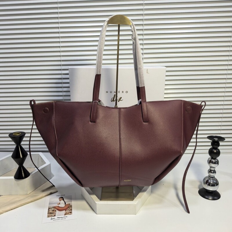 French Niche Brand Polene Handbag Tote Bag for Women 2025 New Model Underarm Large Capacity Shopping Bag Wing Bag