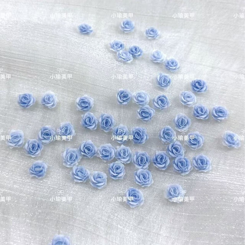 Three-Dimensional Rose Camellia Nail Art Accessories DIY Handmade Accessories Nail Decoration Resin Flowers Wholesale