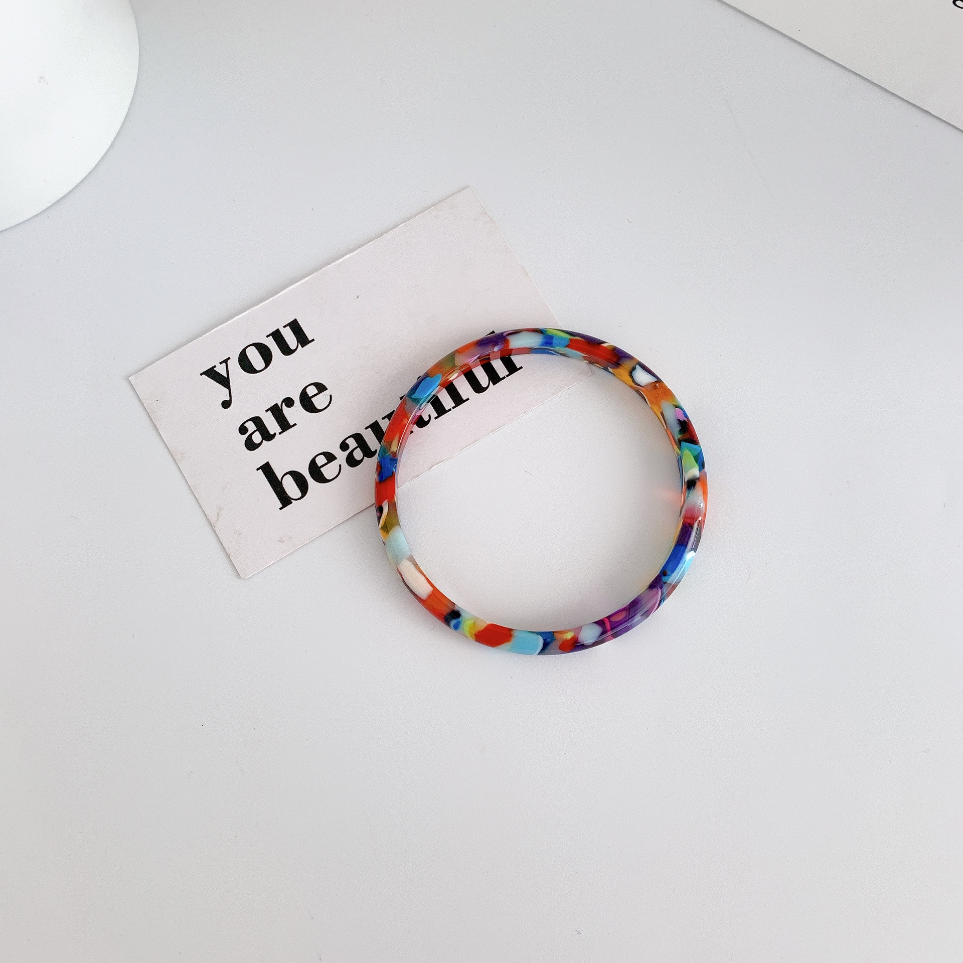 Aitong joyería elegante simple moda resina acetato pulsera para mujeres pulsera de moda personalizada para mujeres image 10