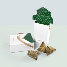 清明节青团礼品包装盒现货极简风日式手提绿豆糕创意端午烫金礼盒