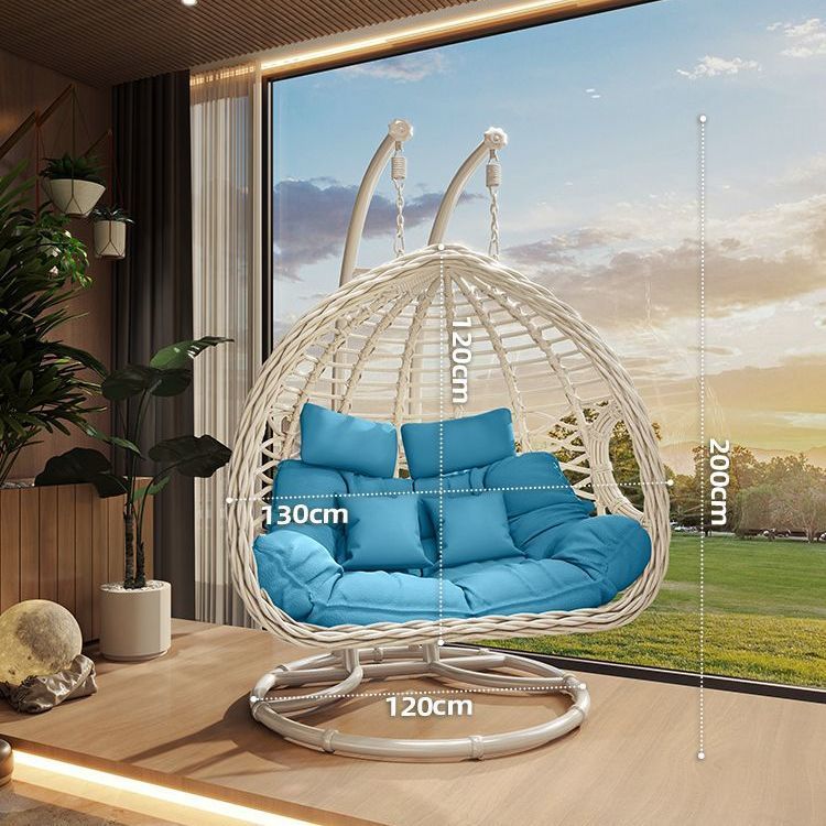 Romántica cesta de caña silla de cama cama de cuna balcón swing silla de mecedora de adultos al aire libre silla de perezoso interior nido de pájaros
