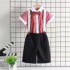 Summer clothing, cotton children's suit, summer colored shirt, children's clothing