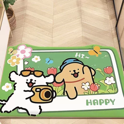 Avtomobil döşəmə paspasları – Mat - happy-puppy-4060cm25mm-diatom-mud