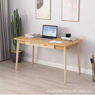 Nordic Desk Simple Home Student Bedroom Desktop Computer Desk Study Table Study Simple Solid Wood Small Book Table