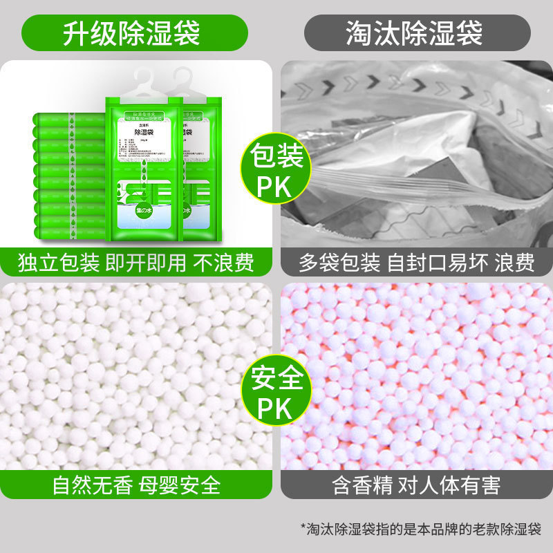 包邮可挂式除湿袋吸水防潮防霉吸潮除湿袋可挂式家用干燥剂大包装|undefined