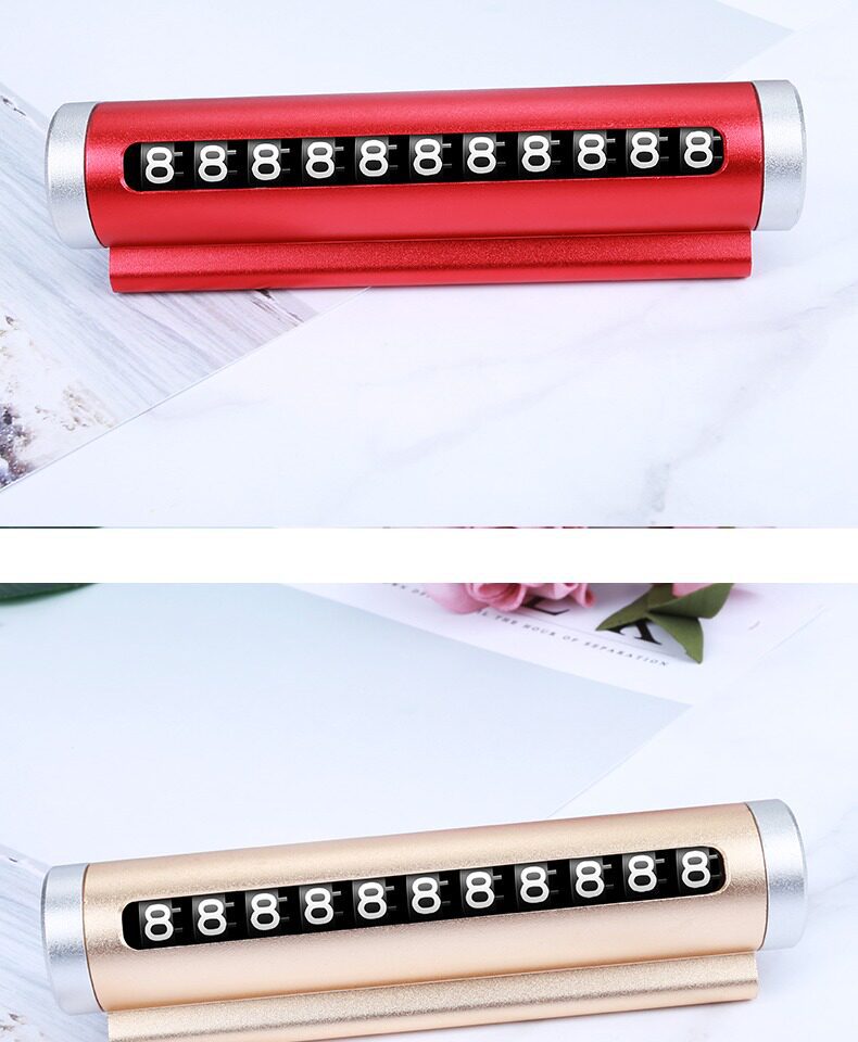 Temporary Parking Sign, Car Moving Phone Number Plate, Personalized Car Accessories, Creative Car Decoration
