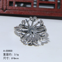 �͹�diy���ӽ���8~11mm925���yδ�Ƕ��Ϟ�Gʯ�ɻ���Ů���ָ����