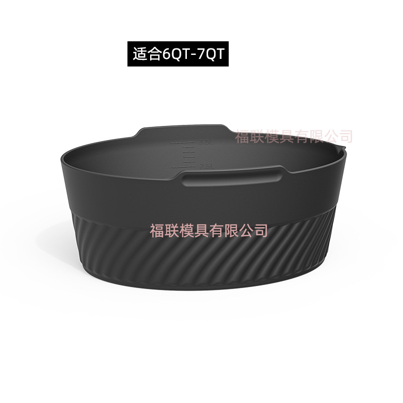 Amazon transfronteriza nueva olla de cocción lenta revestimiento de silicona olla de estofado de arena olla de cocción lenta revestimiento de silicona sartén antiadherente fácil de limpiar