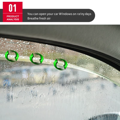 Rain shield – Toyota HIGHLANDER Window visor