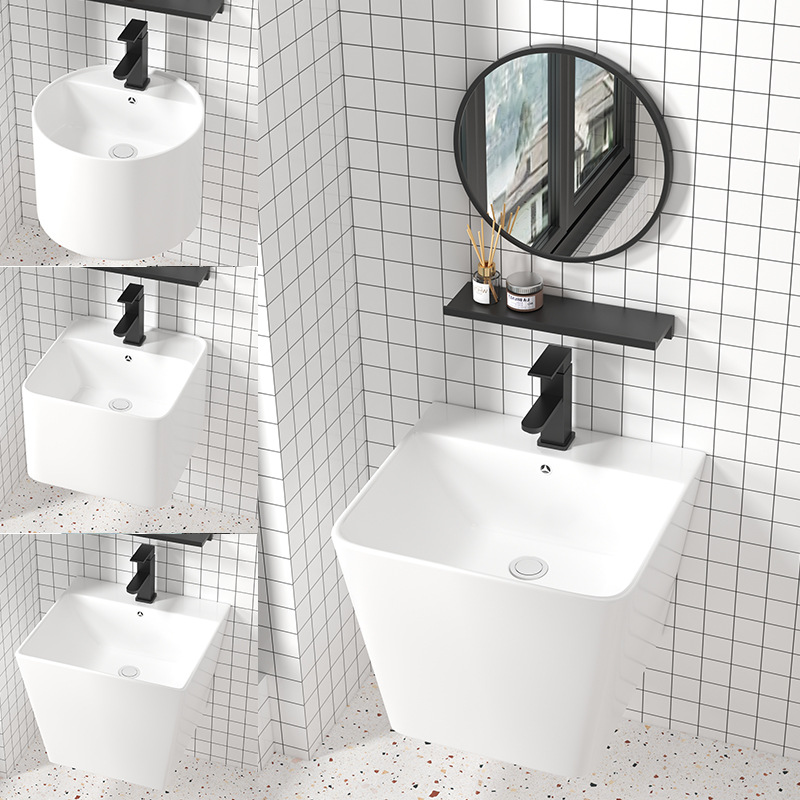 lavabo tipo pared lavabo cerámico pequeño lavabo lavabo doméstico mini lavabo colgante