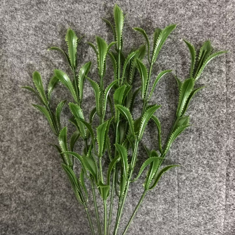 仿真花花杆塑料花枝配件康乃馨花束假花枝干7头diy仿真枝干假花杆|undefined