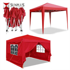 Advertising tent camping outdoor exhibition sunshade umbrella four corner retractable folding tent stall event tent wholesale