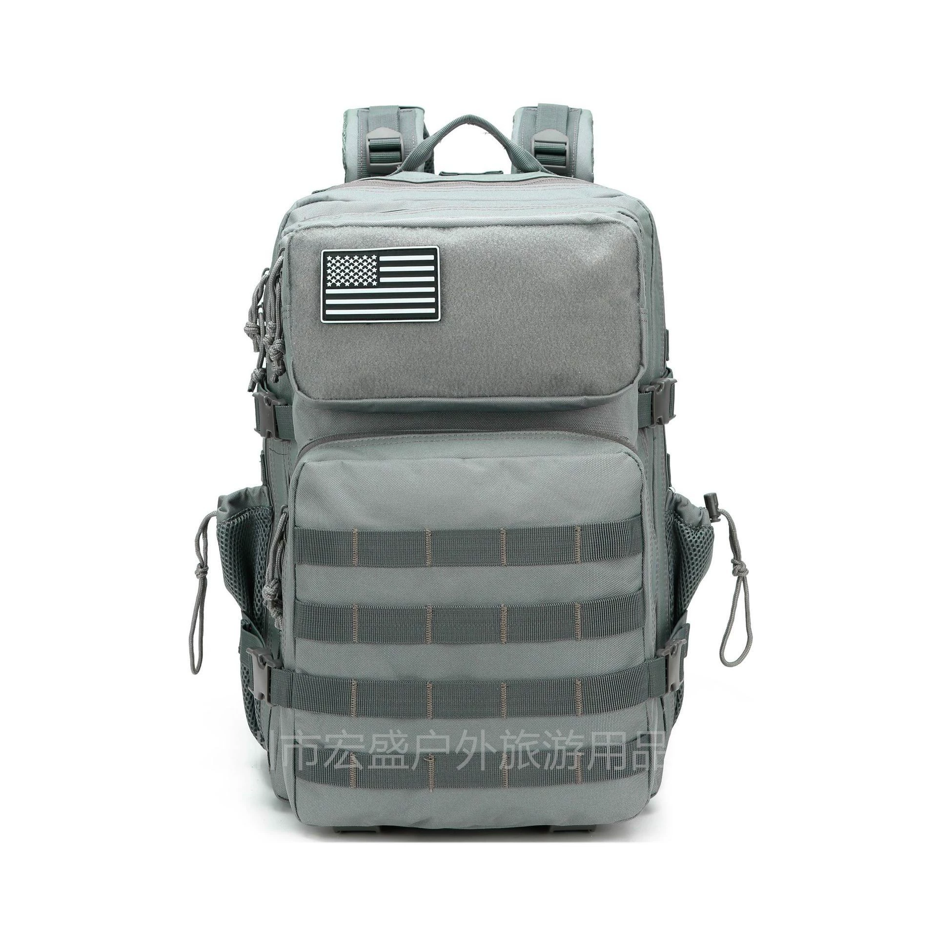 Трансграничные путешествия на открытом воздухе Большая емкость Пеший Туризм Рюкзак для альпинизма Военный Камуфляжный Кемпинг Тактический рюкзак