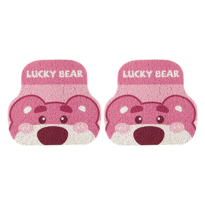 rub mat wear-resistant easy to – Universal Foot Pad - pink-bear-head-back-2