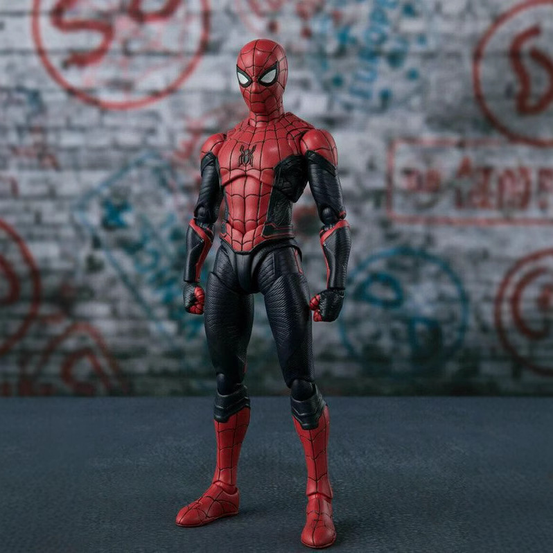 SHF Avengers Alliance Hero's Expedition Spider-Man Bug Versión de traje mejorado Figura de acción en caja
